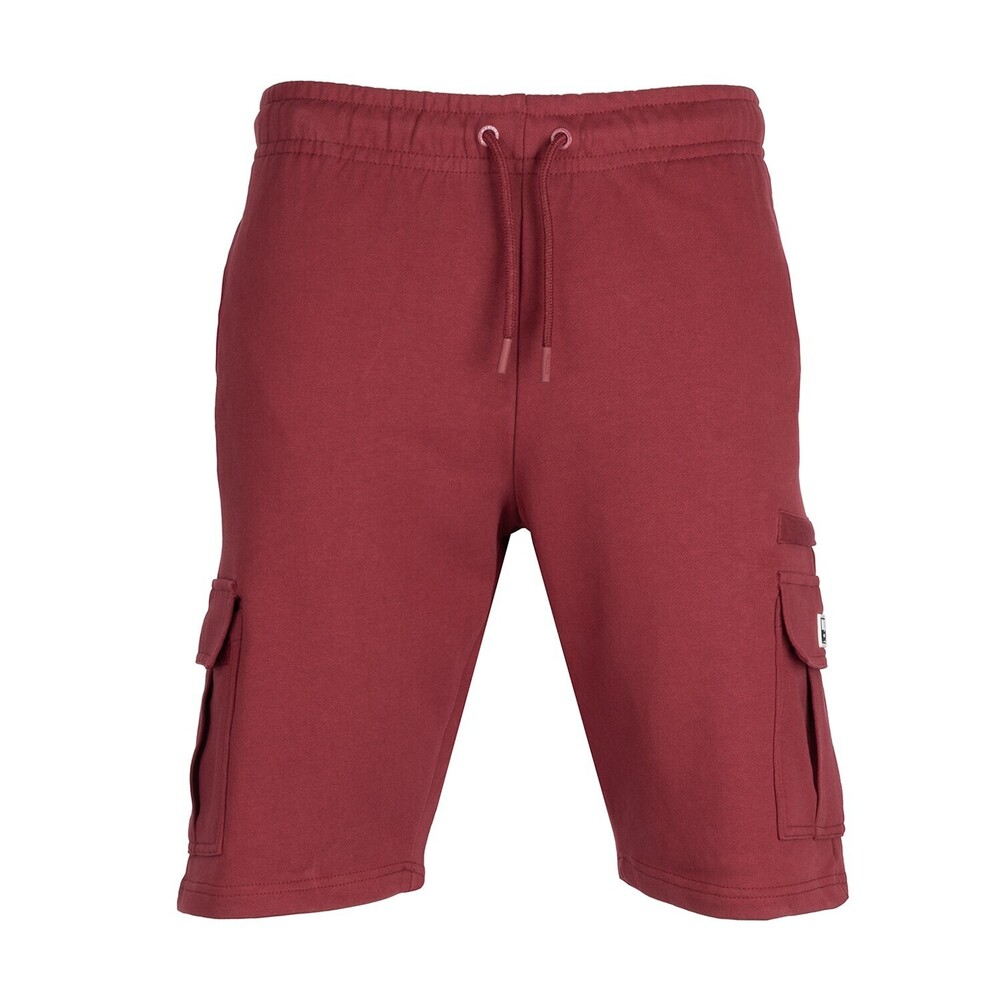 PRO CLUB French Terry Cargo Shorts - Mens 2XL Burgundy